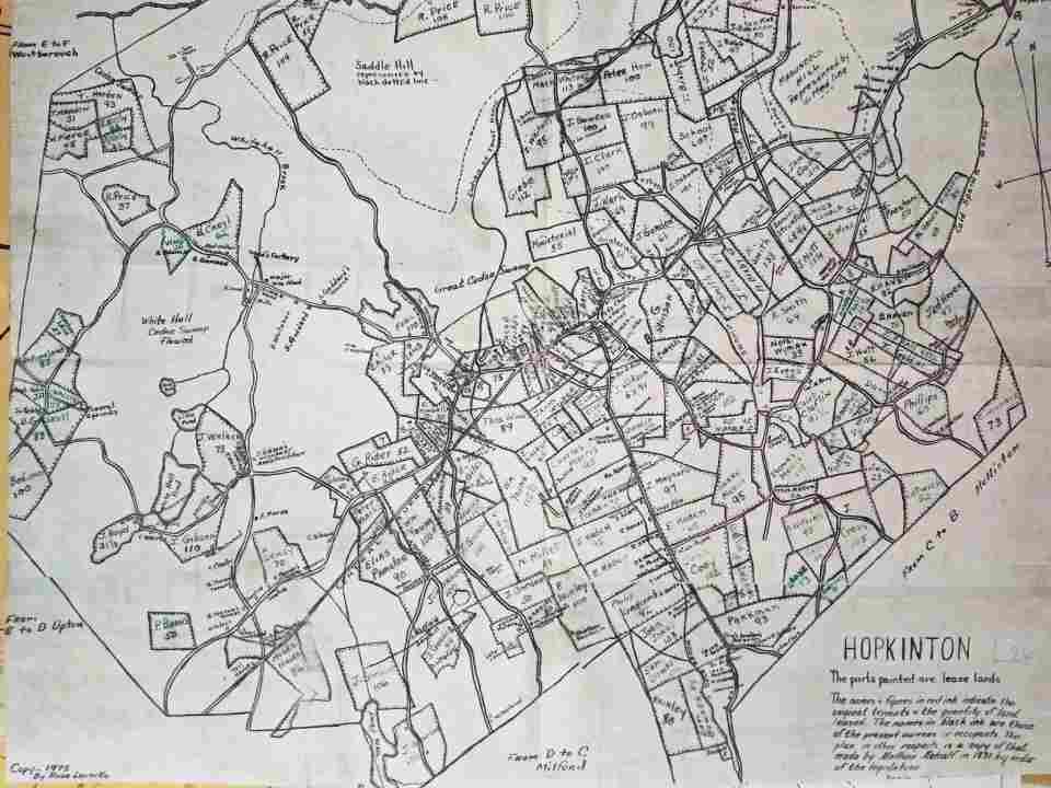 Map of Hopkins Trust Lease Lands